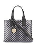 Emporio Armani Monogram Print Tote - Blue