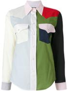 Calvin Klein 205w39nyc Contrast Panel Shirt - Multicolour