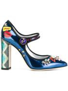 Dolce & Gabbana Bellucci Mary Jane Pumps - Multicolour