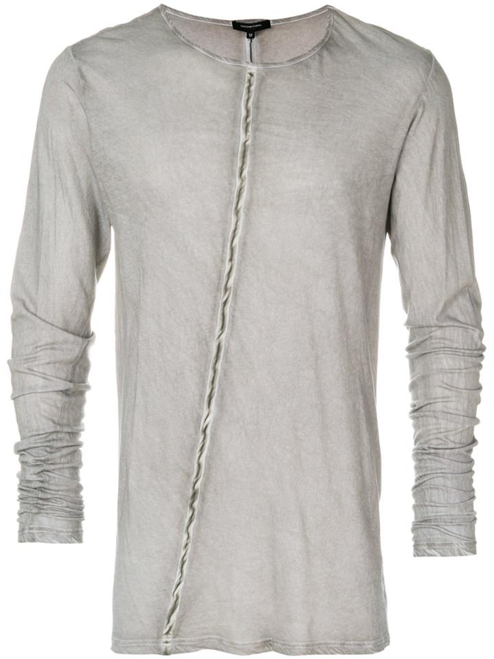 Unconditional Striped Long Sleeve T-shirt - Grey