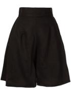Bambah Pleated Cullottes - Black
