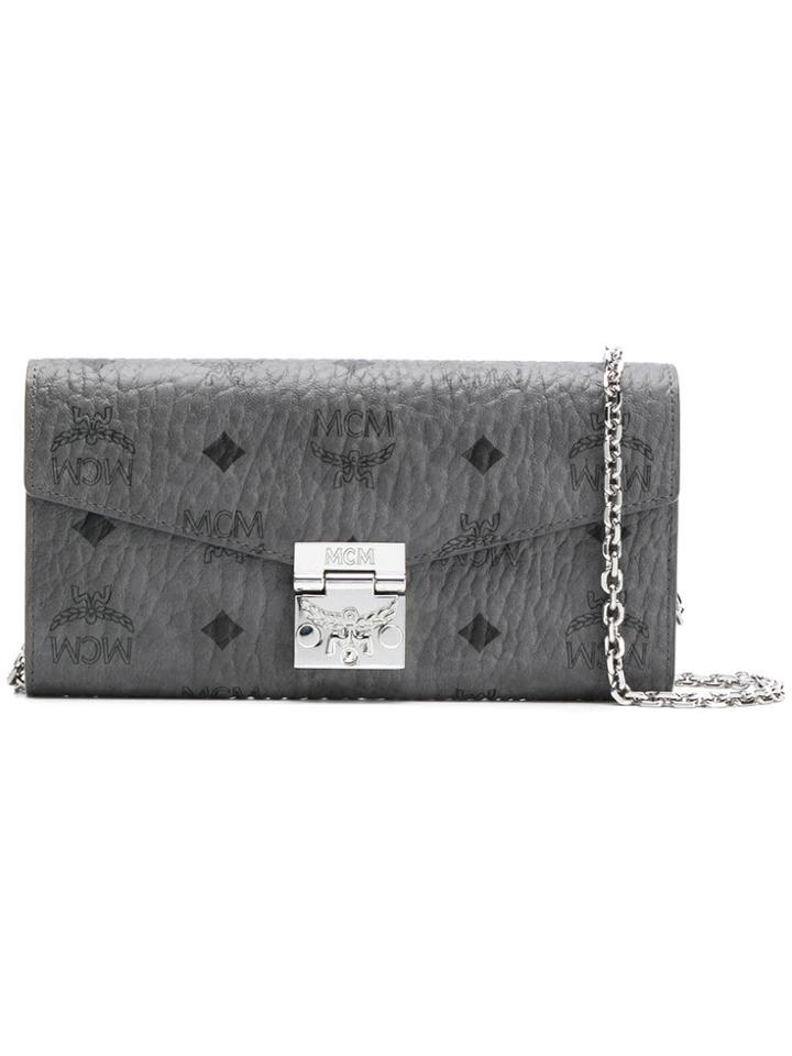 Mcm Patricia Clutch Bag - Grey