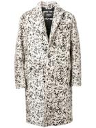 Dsquared2 Printed Single-breasted Coat - Neutrals