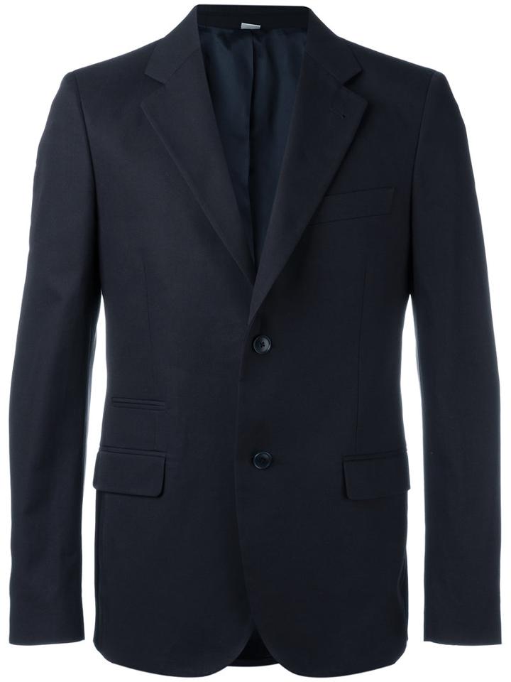 Stella Mccartney Classic Blazer, Men's, Size: 52, Blue, Cotton/viscose