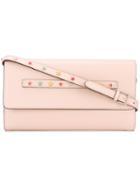 Red Valentino - Studded Cross Body Bag - Women - Leather - One Size, Pink/purple, Leather
