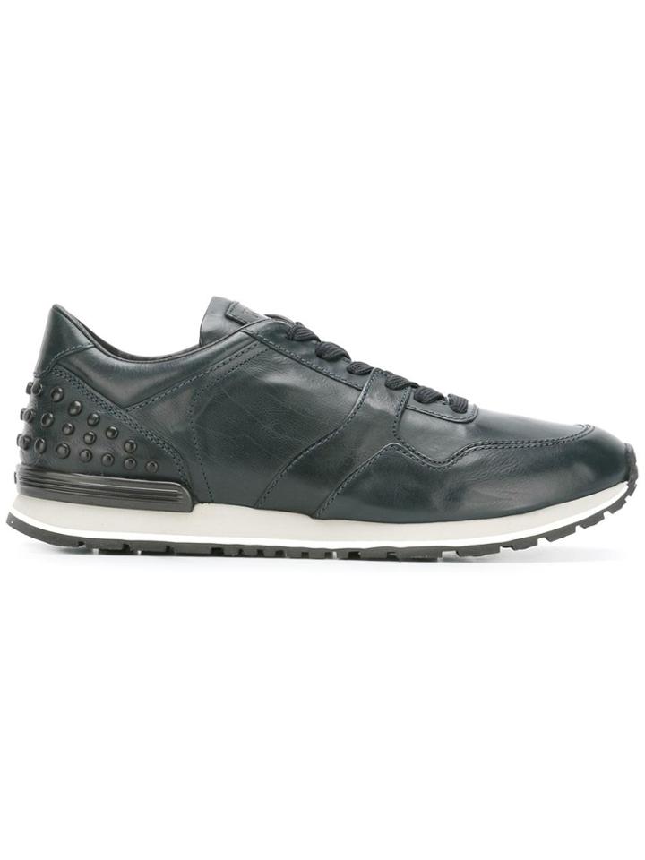Tod's Panelled Sneakers - Blue