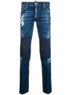 Dsquared2 Slim Panel Jeans - Blue