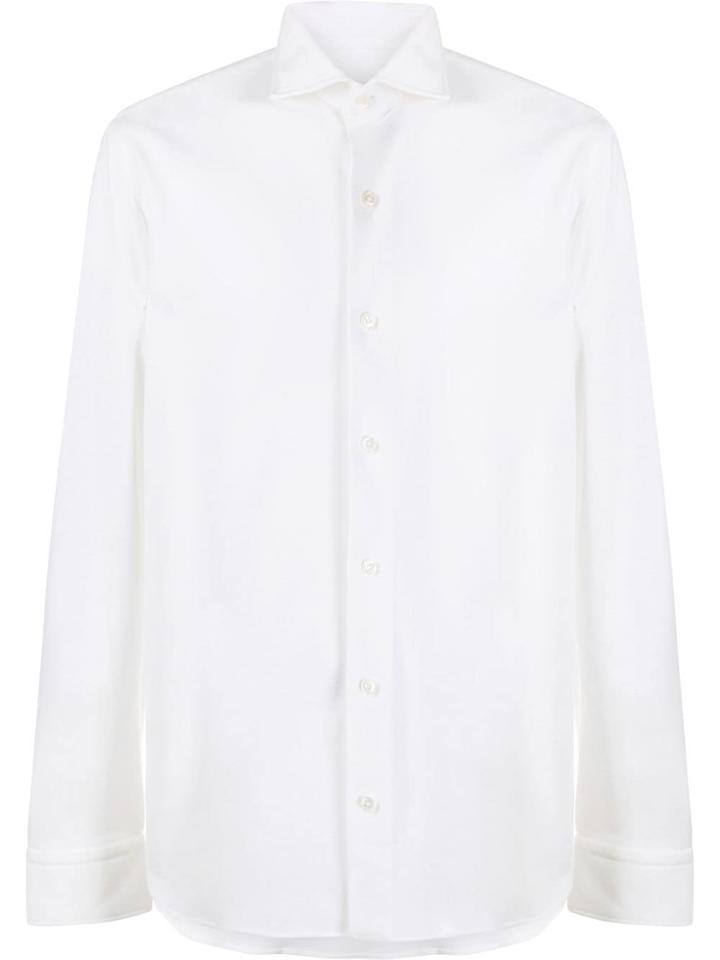 Salvatore Piccolo Pointed Collar Shirt - White
