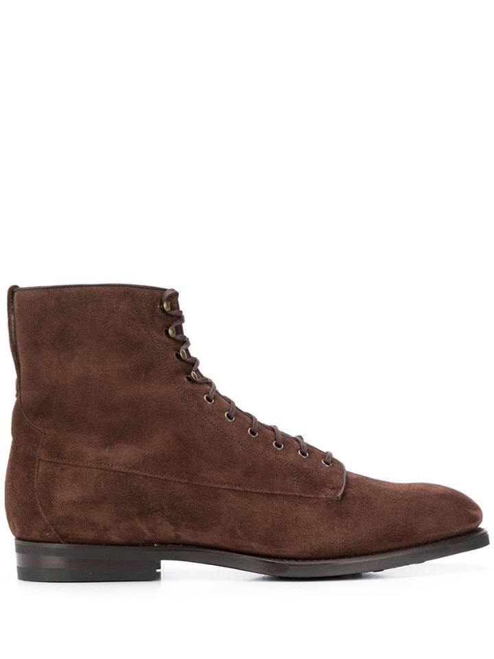 Barbanera Barbanera Kerouac Dark Brown Leather/fur/exotic