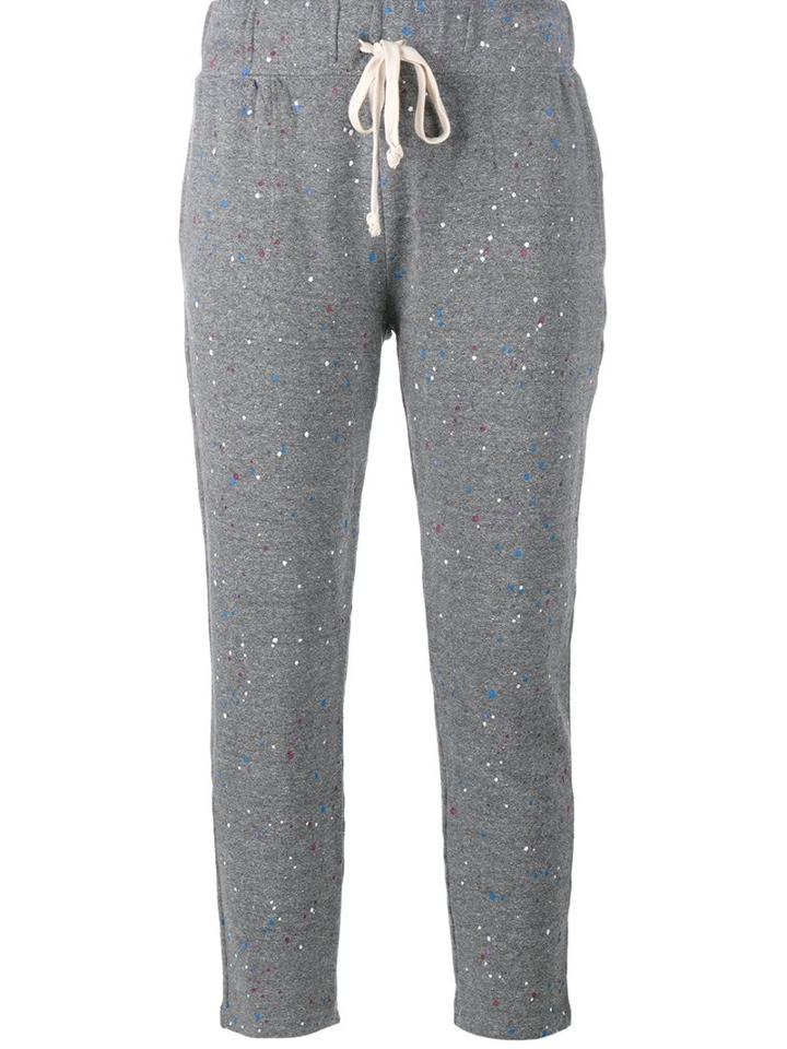 Current/elliott Paint Splatter Effect Track Pants