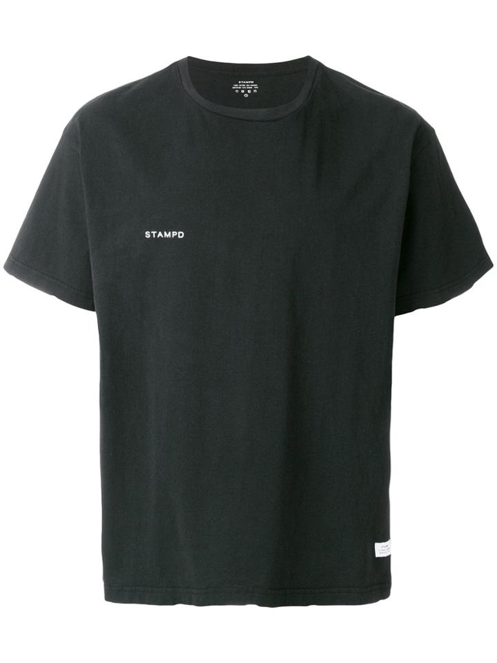 Stampd Logo Print T-shirt - Black