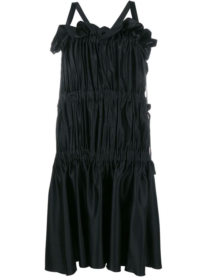 Ellery Cloudy Peak Silk Gathered Dress