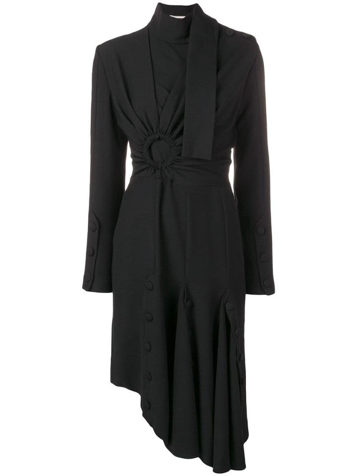 Matériel Flared Midi Dress - Black