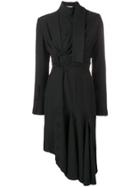 Matériel Flared Midi Dress - Black