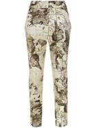 Andrea Marques Map Print Straight Trousers - Unavailable