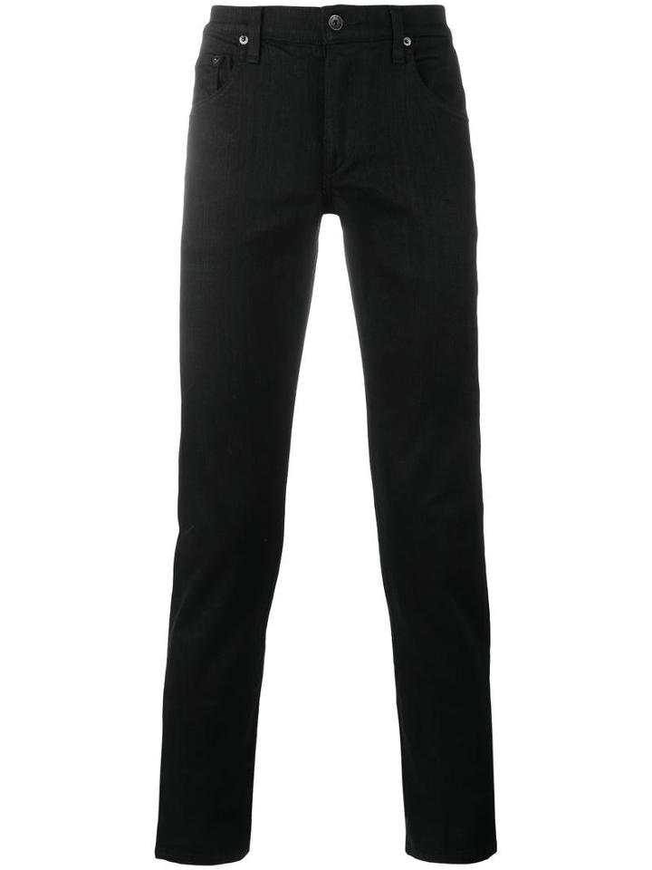 Rag & Bone Slim Fit Jeans, Men's, Size: 34, Black, Cotton/polyurethane
