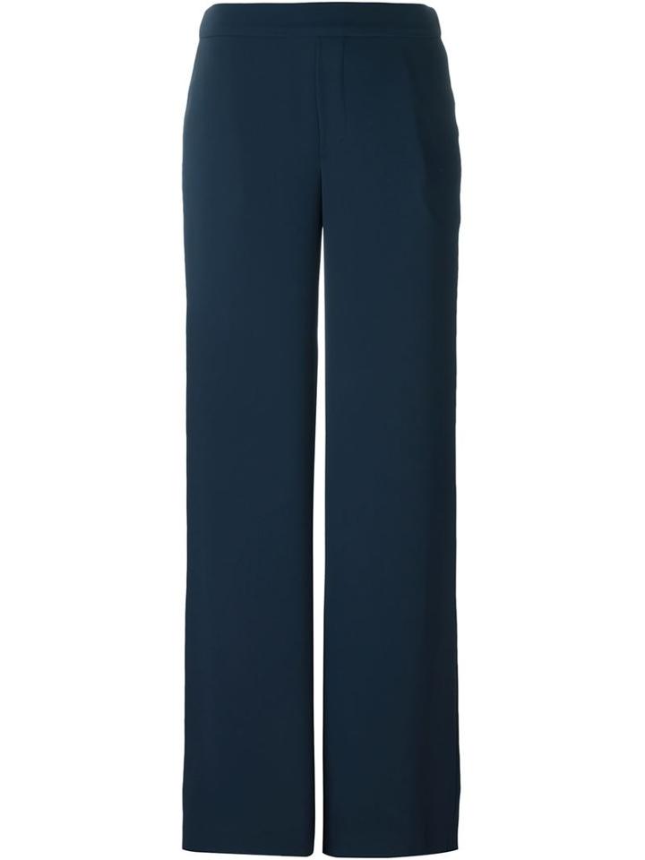 P.a.r.o.s.h. Wide Leg Trousers, Women's, Size: L, Blue, Polyester