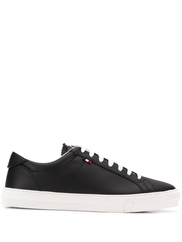 Moncler Lace-up Low Sneakers - Black