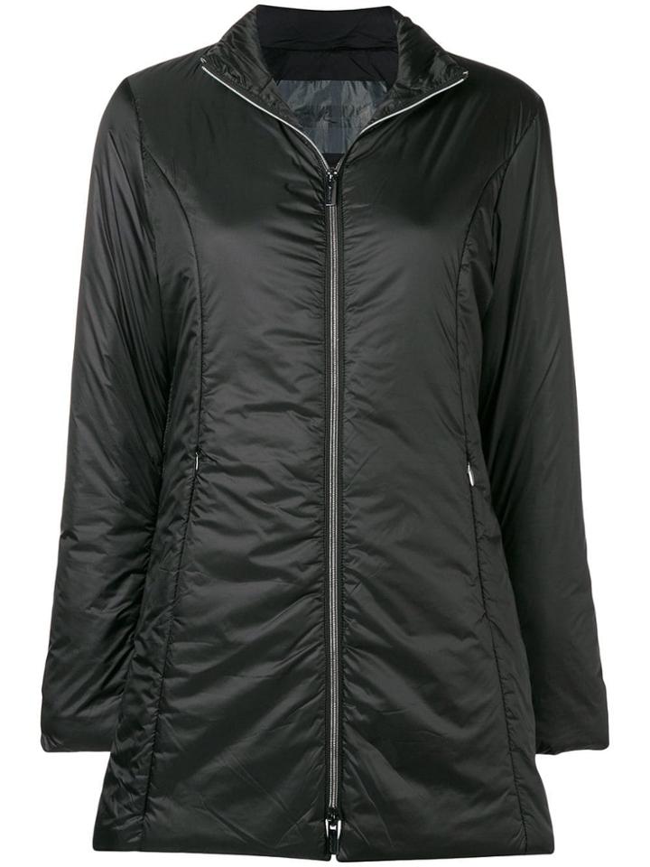 Rrd Zipped Raincoat - Black