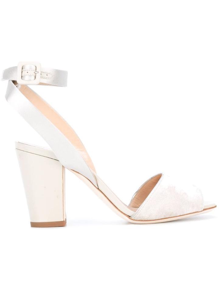 Giuseppe Zanotti Block Heel Sandals - Neutrals
