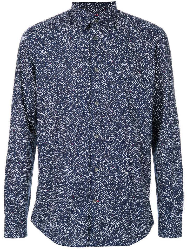Diesel - Dino Shirt - Men - Cotton/spandex/elastane - S, Blue, Cotton/spandex/elastane