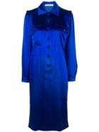 Jean Louis Scherrer Pre-owned Mid-length Shirt Dress - Blue