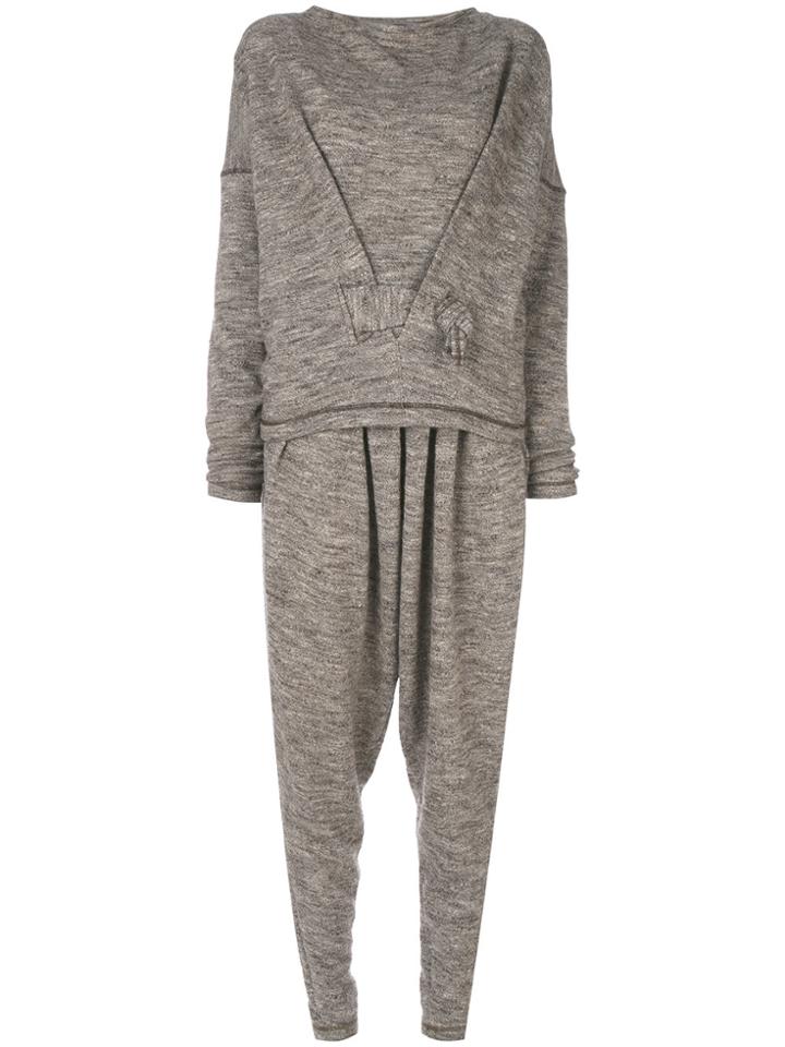 Issey Miyake Vintage Jumper And Trouser Set - Grey