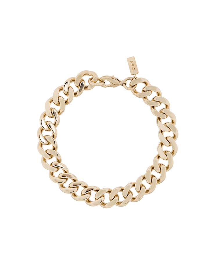 A.p.c. Curb Chain Bracelet - Metallic