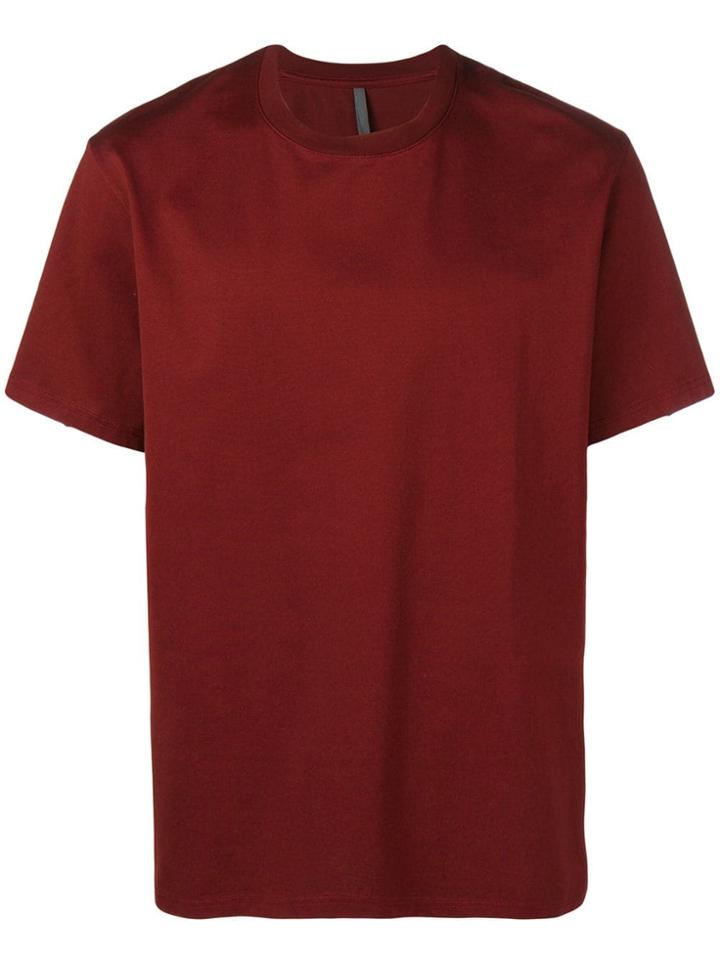 Attachment Round Neck T-shirt - Red