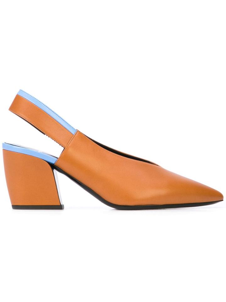Pierre Hardy Alpha Slingback Pumps - Brown