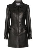 Situationist Hip Detail Collared Dress - Black