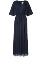 Ingie Paris Lurex Kaftan Long Dress - Blue