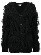 Junya Watanabe Textured Cardigan - Black