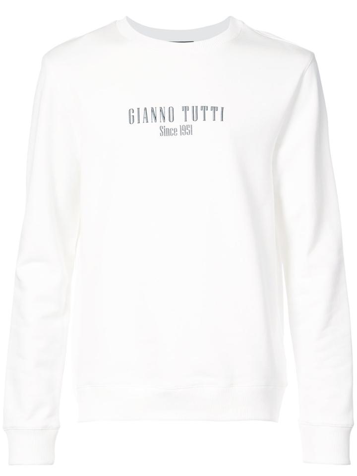 A.p.c. Long Sleeved Logo T-shirt - White