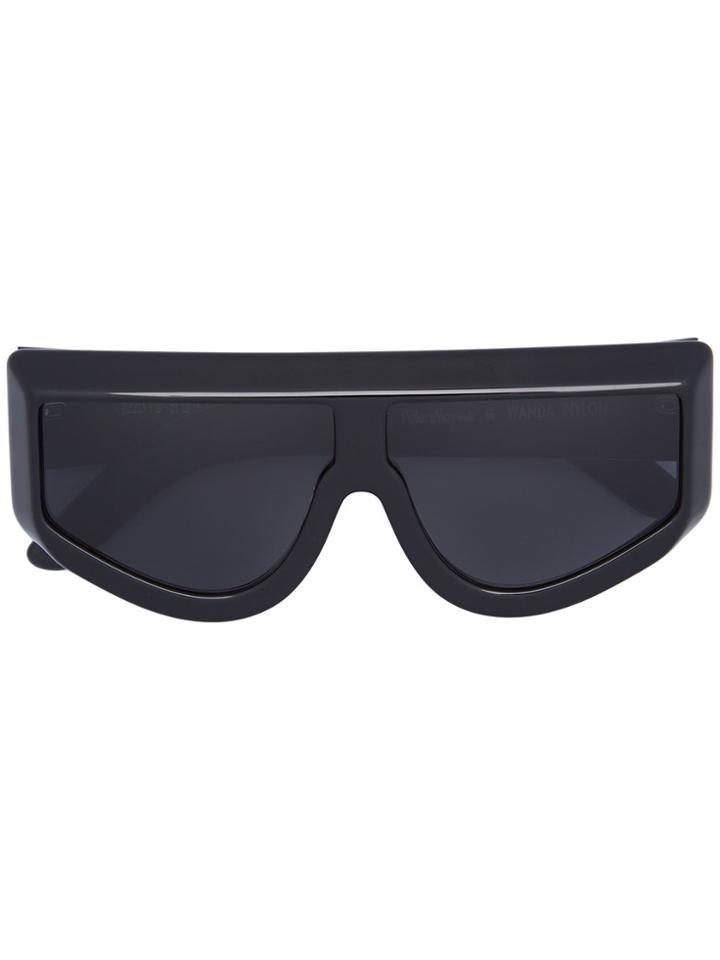 Wanda Nylon Rizzo Sunglasses - Black