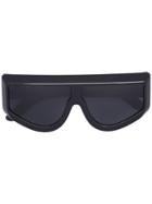 Wanda Nylon Rizzo Sunglasses - Black