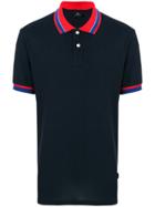 Ps By Paul Smith Contrast Button Polo Shirt - Blue