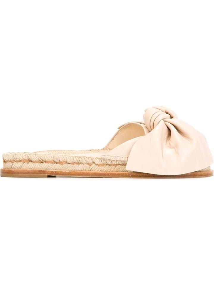 Paloma Barceló Bow Detail Sliders