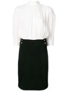 Pinko Two-tone Mini Dress - White