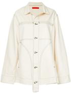 Eckhaus Latta Oversized Denim Jacket - Yellow