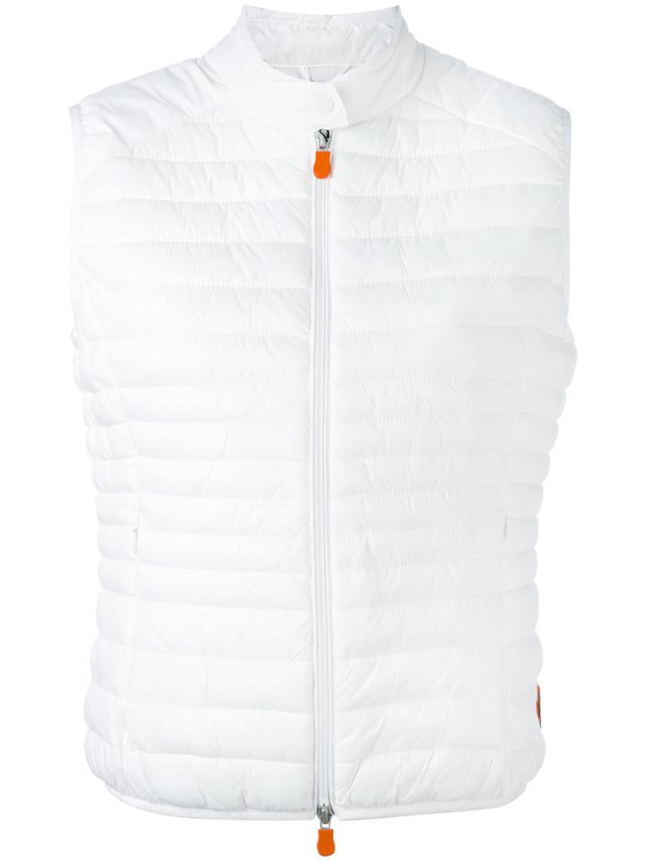 Save The Duck - Padded Gilet - Women - Nylon/polyester - 4, White, Nylon/polyester
