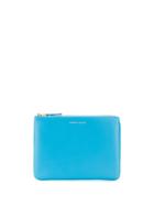 Comme Des Garçons Wallet Classic Zipped Wallet - Blue