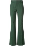 Calvin Klein Bootcut Trousers - Green
