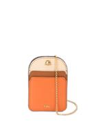 Chloé Chain Strap Card Holder - Brown