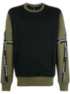 Versus Colour Block Sweatshirt - Black