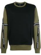 Versus Colour Block Sweatshirt - Black