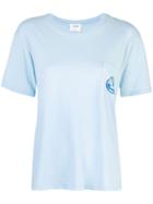 Re/done Pocket Detail T-shirt - Blue