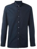Lanvin Classic Slim-fit Shirt, Men's, Size: 40, Blue, Cotton