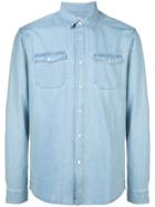 Cuisse De Grenouille Denim Button Shirt - Blue