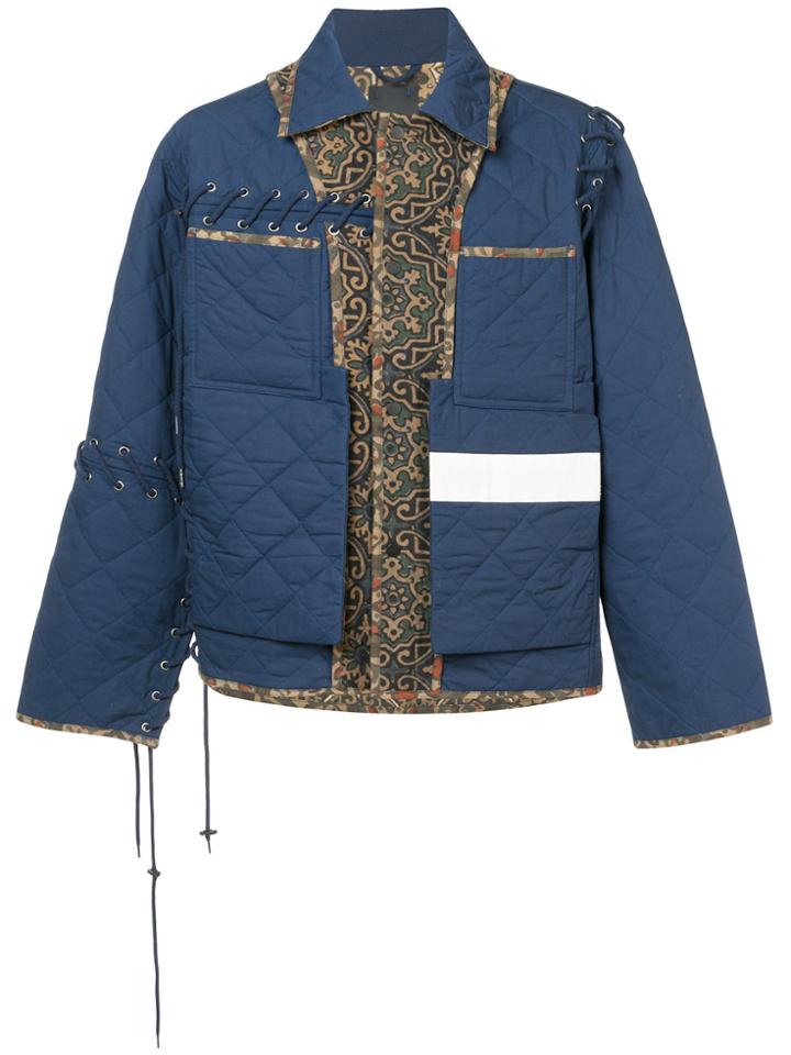 Craig Green Quilted Panel Jacket - Blue